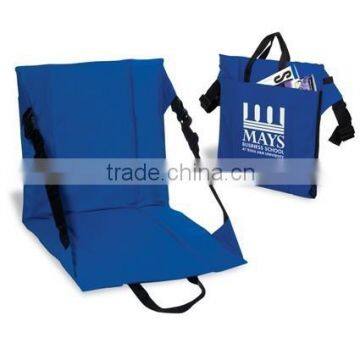 foldable outdoor or stadium seat cushion