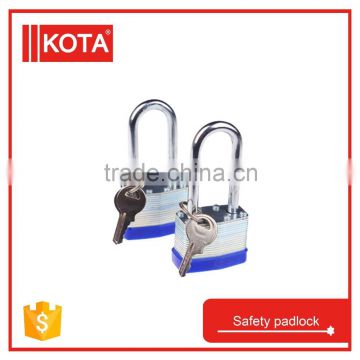 Safety Padlock Long Shackle Laminated Steel Padlock