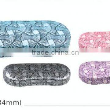 metal case/eyeglass case customized/iron case wrapped with PU/PVC