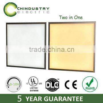 UL cUL 600X600mm dimmable and adjustable color temperature led panel light