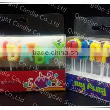 magic birthday candle/alphat cake candles/paraffin wax number candles