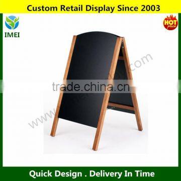 A-Frame Sidewalk Chalkboard, Menu Sign, Teak Wood YM5-1104                        
                                                Quality Choice