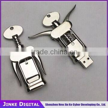 usb flash drive, full capacity wine wholesale bottle opener usb flash drive corkscrew usb flash drive