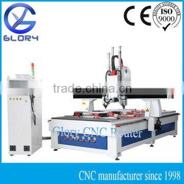 Multi Spindle Wooden Door CNC Router for Door Engraving | Door Lock Drilling