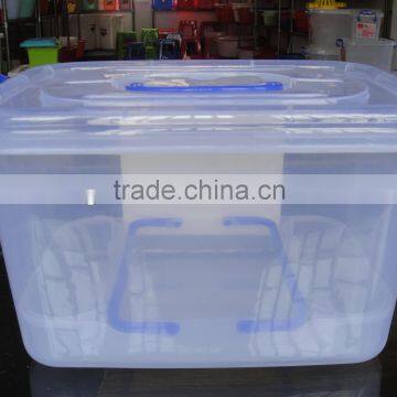 12L Transparent plastic storage container for storage