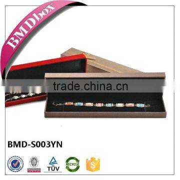 Bronze Color Necklace Case Printed Custom Logo Jewelry Box photo-2