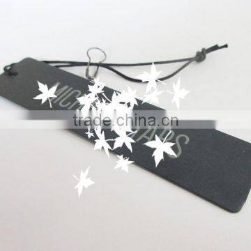 Custom Design Screen Printed Clothing Brands China Black Swing Tag