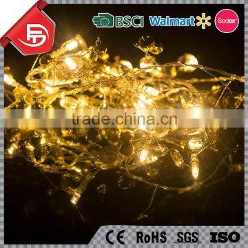 TZFEITIAN Walmart SEDEX audit battery operated warm white led 5mm string lights