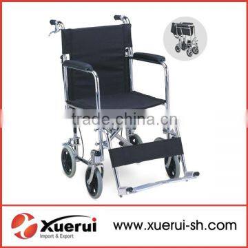 Steel material manual wheelchair