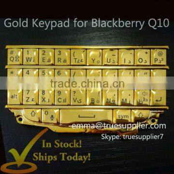 24ct Gold Keypad for Blackberry Q10