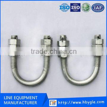 High quality Forged U Shackle / U Bolt with nuts for overline fitting / china supplier