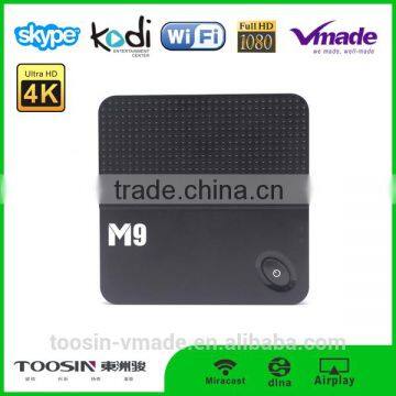 m9 free internet tv box google Kodi Fully Loaded Android ott TV Box