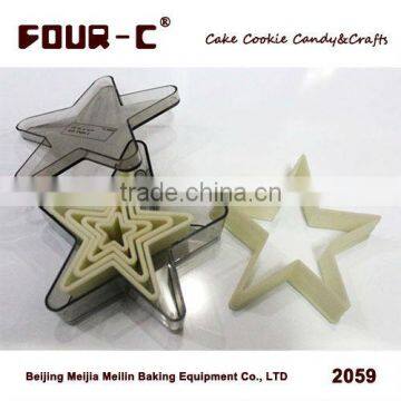 Star nylon cookie cutter set,biscuit cutters