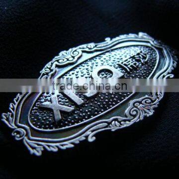 Hot selling custom metal logo plate for handbags