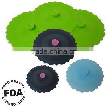 Cartoon Silicone Coffee Cup Cover Lid photo-4