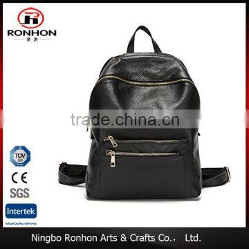 Women Genuine Cow Leather Daily Casual Backpack Handbag