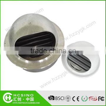 Crimp Aluminum Round Ventlation Ceiling Air Vent Cap/Mushroom Louver Boards Exhaust Air Conditioning Diffuser