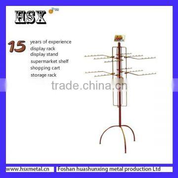 hanging Rotating metal clothes/underwear drying display rack for department store HSX-113