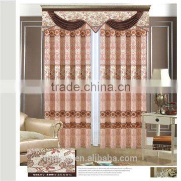 New Style Flower Curtain Design Polyester photo-4