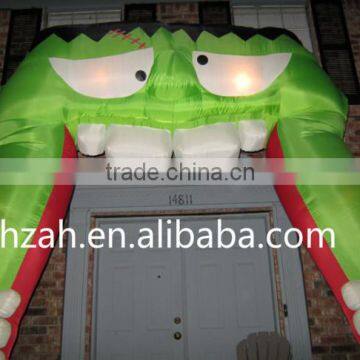 Inflatable Halloween Party Decoration Arch/ Inflatable Frankenstein Mouth Archway photo-2