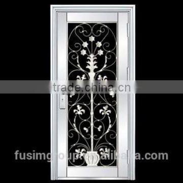 steel frame with all colours new design Stainless Steel Door