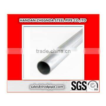 BS1387 2 inch 2.5mm thicnness Zinc coating 280-300g/m2 Galvanized round steel pipe