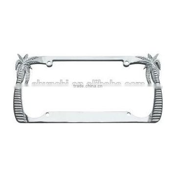 Zinc Alloy License Plate Frame