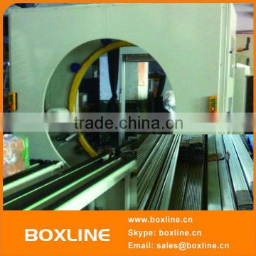 Automatic orbital horizontal aluminum profiles wrapping machine