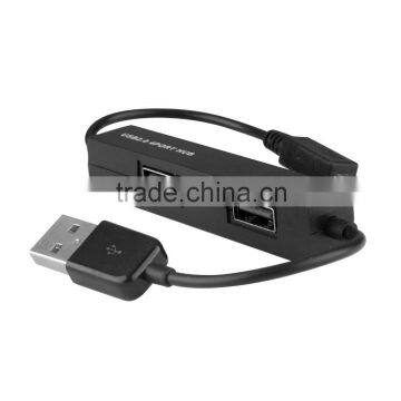 MINI USB OTG Cable for iphone and low-cost high-speed plastic casing 4 port usb 2.0 hub