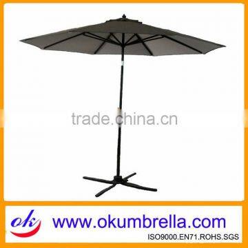 2.3m high quality 6 panels European Style Custom Logo Patio Umbrellas