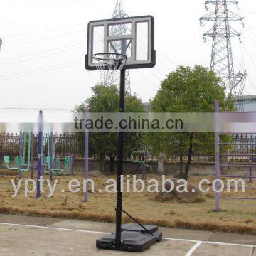 Portable height adjustable outdoor/indoor basketball stand