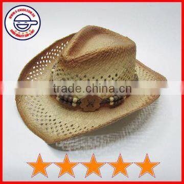 Nice styles decorated band cowboy hat,good quality cowboy hat,cowboy hard hat (SU-SH9741)