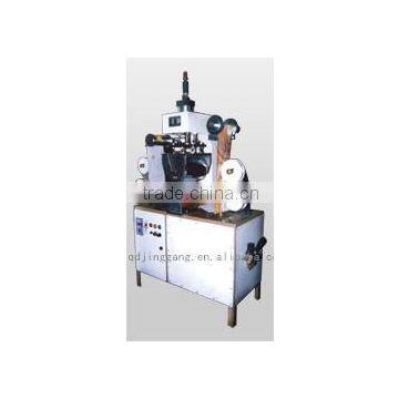 TJ-21 Roller to roller satin ribbon hot foil stamping machine Textile strips heat transfer printing machine