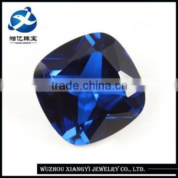 Xiang Yi Gems New Arrival Lowest Blue Sapphire Price 11x11mm Blue Spinel Cushion Cut Sapphire Price Per Carat