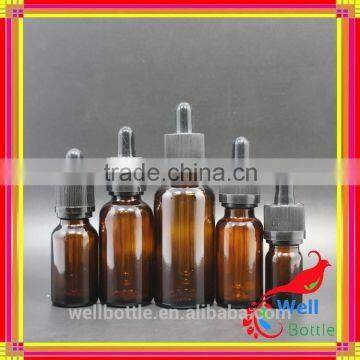 E-cig Liquid Bottles With Round Shape Glass Dropper Bottle for 10ml Amber Glass Bottle photo-6