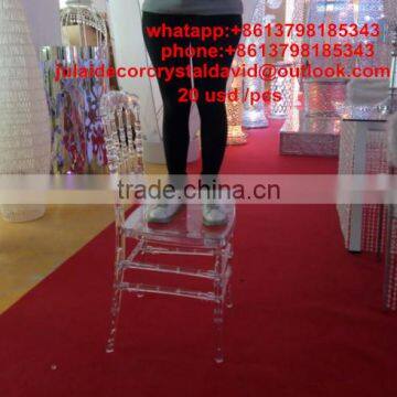 Foshan Polycarbonate PC clear acrylic chiavari chair for event wedding