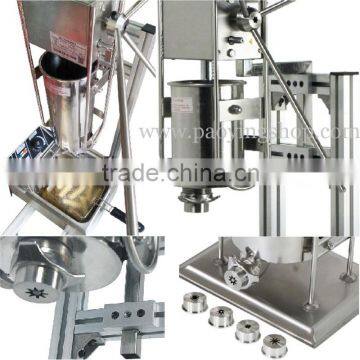 (4 in 1) Commercial 3L Manual Spanish Churros Machine + Working Stand + 12L 110v 220v Electric Deep Fryer + 1L Filling Machine photo-2