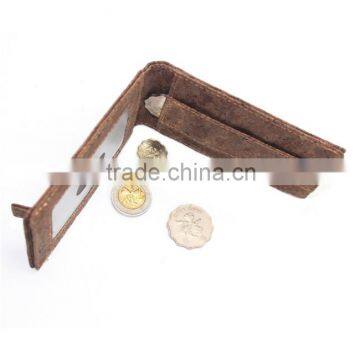 Boshiho Brown Cork Men Credit Card Wallet photo-4