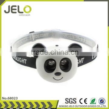 Cheaper Lovely 2LED Panda Headlight Camping Kids headlamp Outdoor Hiking Animal children Head Torch