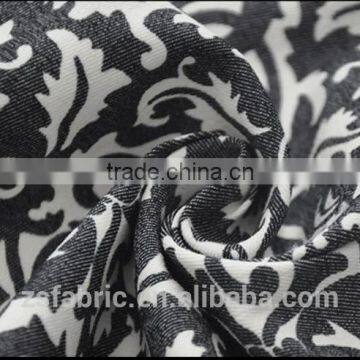 ZHENGSHENG 21S/1C*150D+70D Polyester/Cotton blend Stretch Print Fabric for Woman's Dress