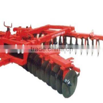 Double folding wings hydraulic offset middle duty disc harrow