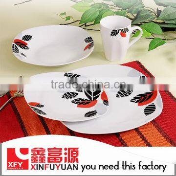 High Quality country style porcelain dinnerware sets