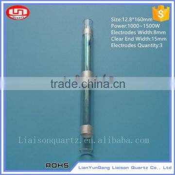 Isolation of water and electric heating quartz tubing