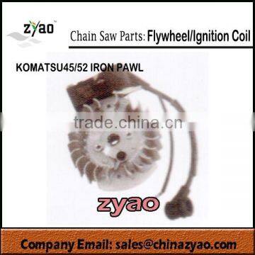 komatsu45/52 plastic pawl chainsaw flywheel ignition coil,spare parts for komatsu45/52 chainsaw