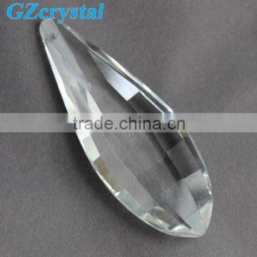 Shining high quality long crystal raindrop chandelier prisms