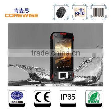China manufacturer Android 4.3 smart phone with WIFI/3G/Bluetooth/GPS/RFID card reading/NFC card reading/fingerprint scanner
