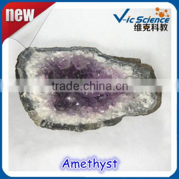 Natural stone of amethyst