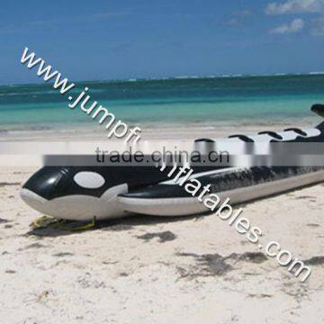 10 Persons Ocean Inflatable Float Water Banana Boat With 2 Tubes For Sale photo-6