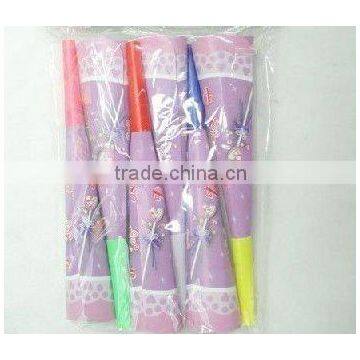 Pink Princess Noisemakers , pack of 8