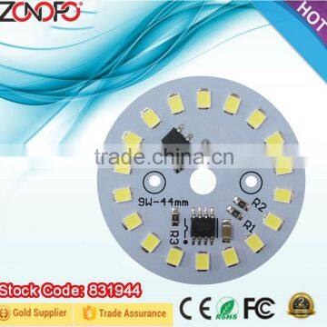 9w 3w 5w 7w 12w 15w plastic wrapped aluminium smd2835 bulb integrated IC constant current no need driver ac module